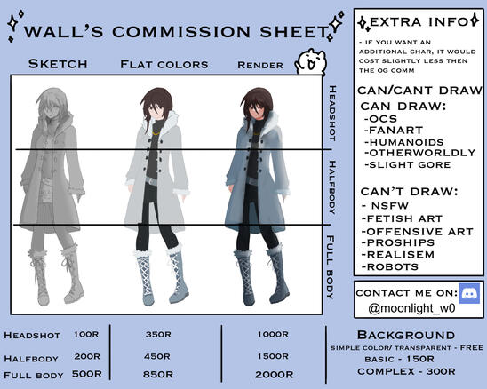 my comm sheet